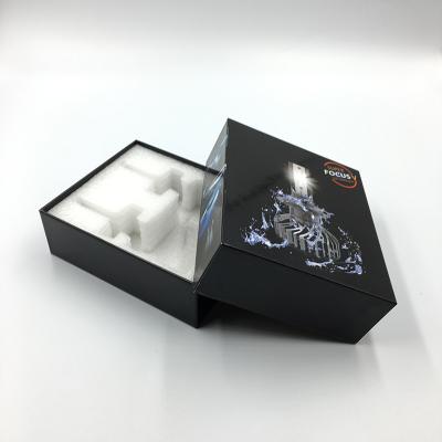 China Custom Coated Gift Boxes Recycled Materials Cardboard Lid And Tray Luxury Box For Product Packaging for sale