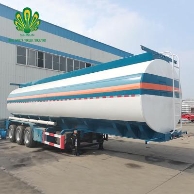 China Truck Trailer 3 Compartments 42000 45000 50000 Liters Liquid Fuel Tanker Semi Trailer Oil Tank Trailer for sale