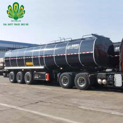 China Factory Price 3 Axles 37 CBM Asphalt Bitumen Tank Semi Trailer Truck Trailer for sale