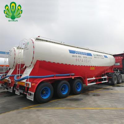 China Factory Low Price 3 Axles 12 Tire Bulk Powder Cement Tanker Semi Trailer Truck Truck for sale