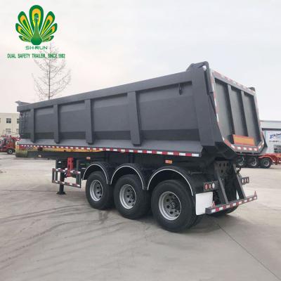 China Factory Price 3 Axle Side Dump Truck Trailer Dump Truck Semi Trailer Dump Truck Trailer for sale