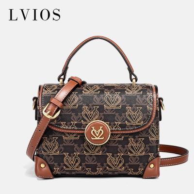 China Qi noble women's bags fashion discount thick shoulder bag with printing foreign trade explosion high-grade handbag for sale