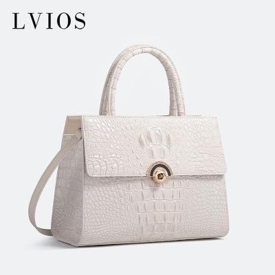 China Private Label Noble Fashionable Crocodile Qi PU Leather Ladies Handbags Bulk Wholesale Women's Tote Bgas Fashion Luxury Custom Ladies Handbags for sale