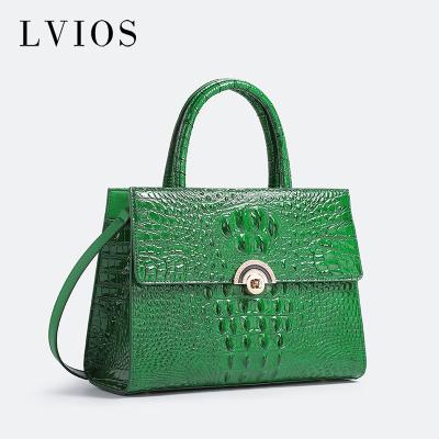 China Private Label Noble Fashionable Crocodile Qi PU Leather Ladies Handbags Bulk Wholesale Women's Tote Bgas Fashion Luxury Custom Ladies Handbags for sale