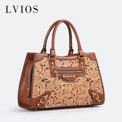 China New fashion craft pure hand-carved ladies fashion single shoulder cross - body bag ladies high-grade sense for sale