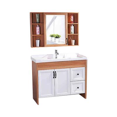 China 2021 New Design Environmental Friendly Carbon Fiber Bathroom Vanity Modern Bathroom Storage Cabinet for sale