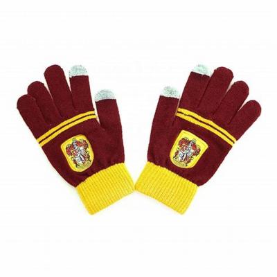 China Daily Life Wholesale Harry Potter Knitting Thick Winter Custom Men Women Acrylic Warm Mittens for sale