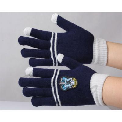 China Custom Made Mens Womens Daily Life Promotion Winter Harry Potter Knitting Thick Acrylic Mittens for sale