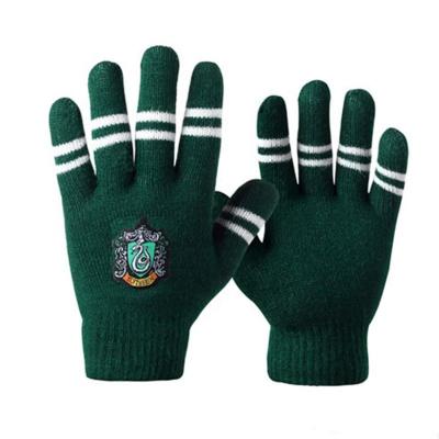 China Popular Custom Made Men Women Winter Daily Life Harry Potter Knitting Thick Acrylic Mittens for sale