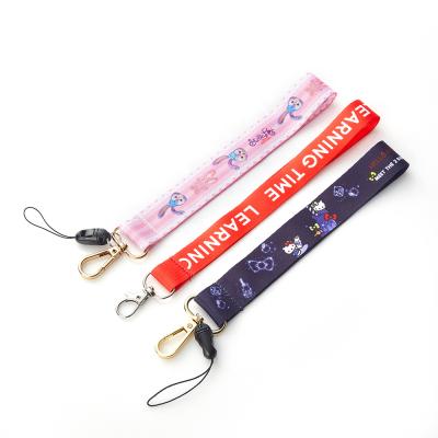 China Designer Key Wrist Left Chain Strap Lanyard Holder Key Chain Lanyard Custom for sale