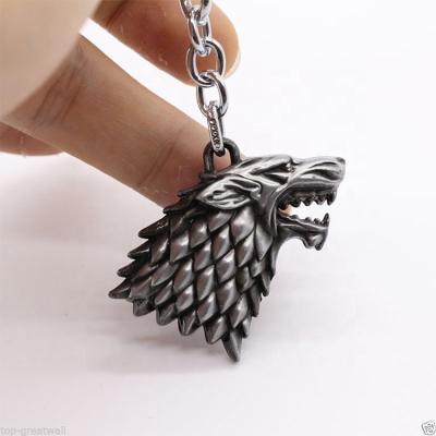 China Key Chain Game Anti-lost/Promotional/Decorative High Quality Metal Game of Thrones Magic Keychain for sale