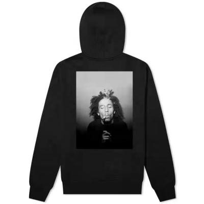 China Hot 100% Oversized Bob Marley Polyester Anti-wrinkle Fast Delivery Men Logo Printing Hoodies Custom Made for sale