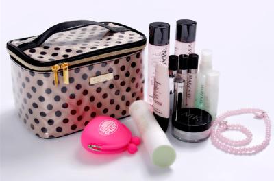 China Multi Function Hanging Makeup Bags And Cases Made Of clear PVC for sale