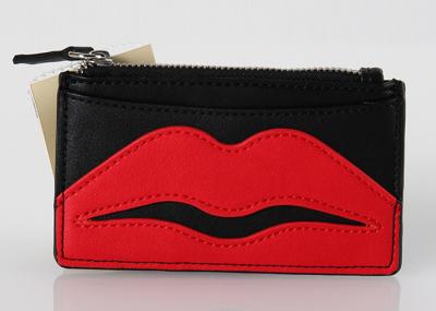 China Clear Vinyl Fashion Travel Cosmetic Bag , Small Plastic Makeup Bags With Lip Logo for sale