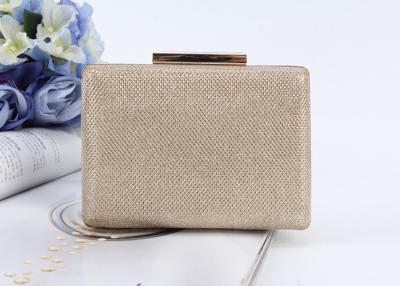 China Women Glitter Evening Bag PU Clutch Shoulder Bag Metal Chain Bridal Cocktail Handbags for sale