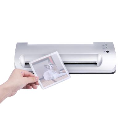 Chine Best Customized A4 Laminadora En Frio Laminadora Steel Lamin Table Cold-Hot Heat Assist Roll Small Thermal Electric Laminator à vendre