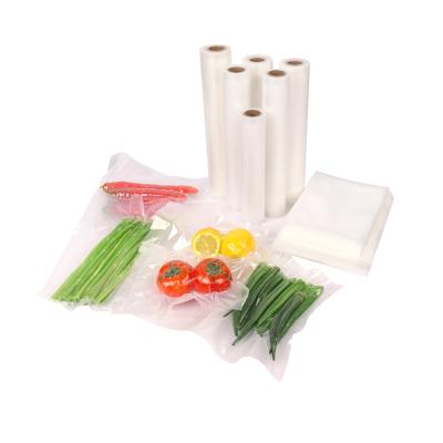 China Food Grade Food Embossed Plastic Vacuum Bags Rolls For Vacuum Sous Vide Sealer And Food Storage Vacuum Sealer Bags for sale