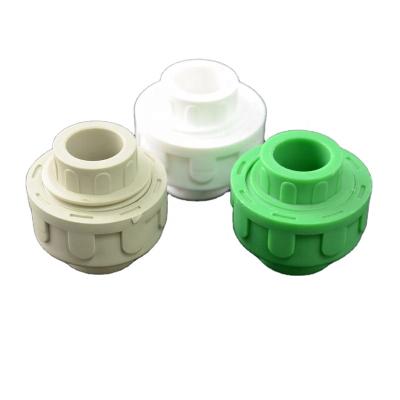 China Professional ppr supplier ppr pipe fitting material new durable using Al plastic ppr pipe green color all plastic union for home for sale