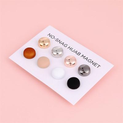 China 2021 New Fashion Alloy Brooch Scarf Scarf Magnet Brooch Fashionable Muslim Hijab Brooch for sale