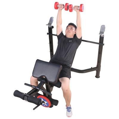 China Multifunctional Home Gym Strength Training Press Barbell Fitness Equipment Lifting Weight Bench For Home Fitness Suzhou China for sale