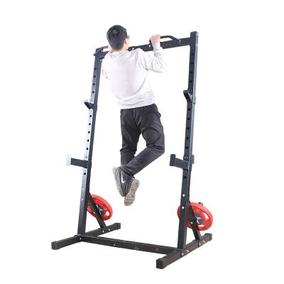 China Universal Chinese Squat Rack Fitness Power Rack Weightlifting Rack Cross Use For Home Fitness for sale