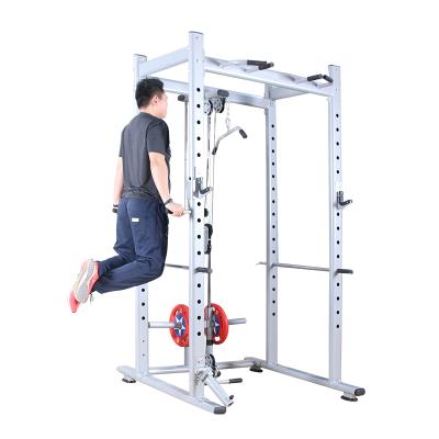 China Home Box 1 PCS Carton Universal Power Multifunctional Adjustable Squatting Adjustable Squat Rack Weightlifting Bench Press Rack Device Pulley Pulley Equipment Box for sale