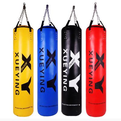 China Gym Customized Punching Punching Sandbag Leather Heavy Punching Hanging Bag Gym Customized For Kicking for sale