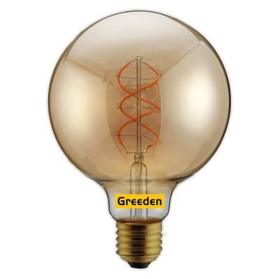 China Residential vintage E26 110v E27 230v base 5W G125 G95 G80 led filament bulb lamp for decoration for sale