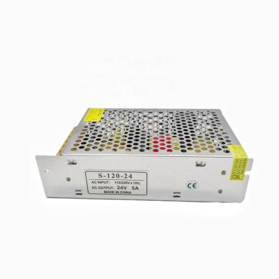 China LED Lighting Driver 24v5a(Small)Led Light Transformer AC to DC switch mode power supply for sale