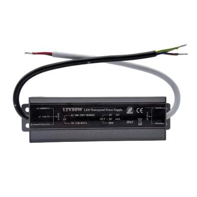 China LED Lighting Driver 80w power supply waterproof led driver/led power supply ip67 12V80w for sale