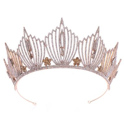 China Fashion Beach Wedding Hair Accessories Durable Elegant Bridal Rhinestone Crystal Bridal Headpiece for sale