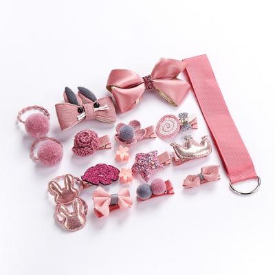 China Durable Popular Hair Accessories Lace Children's Birthday Gift Hair Clip Set for sale