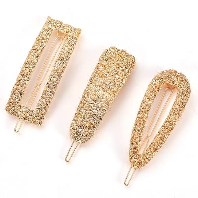 China Three-piece hairpin fashion alloy temperament hairpin geometric three-piece set for sale