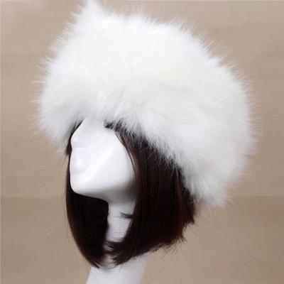 China Keep Warm European And American Style Headband Hairy Headbands In Autumn And Winter Faux Fur Headband To Keep Warm for sale