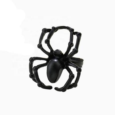 China Hiphop Men's Adjustable Spider Hip Hop Open Ring for sale