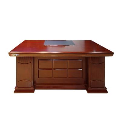 China Modern Design Heavy Wood Ceo Luxury Modern Boss Office Executive Desk Executive Table for sale