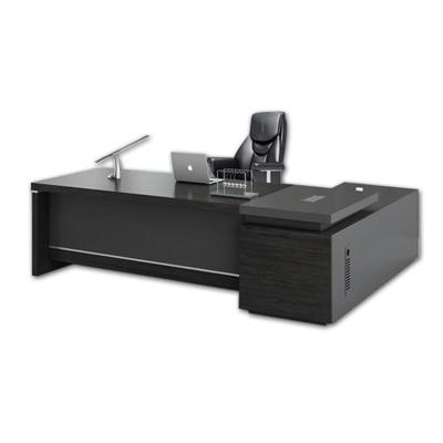 China Fashion Design Table Wood Modern Office Manager Boss Low Moq Rotation Executive Desk for sale