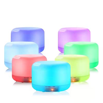 China Household Colored Lights Humidifiers Cool Air Purifying Ultrasonic Mist Aroma Oil Diffuser Aroma Diffuser for sale