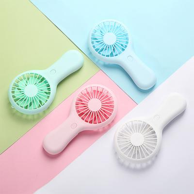 China Portable Mini Portable Fan USB Rechargeable Electric Fan Three Handheld Speed ​​Adjust Ventilador for sale