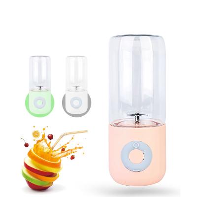 China 304 Stainless Steel 6 Blades Fruit Blender Multifunctional USB Rechargeable Plug Portable Blender Juicer for sale