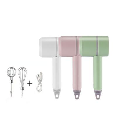 China Rechargeable Portable Cordless Hand Blender Kitchen Helper Hand Mixers for sale