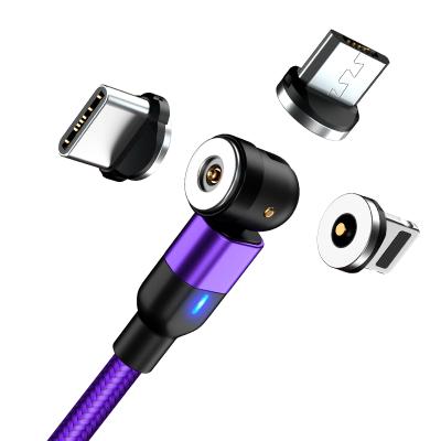 China MP3/MP4 Player Cable Magnetic Charger 3 in 1 Android Magnetic Cable Magnetic Suction Charging Cable for sale