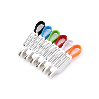 China Support USB C To Micro USB Charging Cable Yijiashishang Micro USB Data Cable Key Anchor Chain For Android for sale