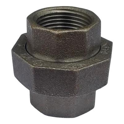 China High Temperature Resistance Thickened Flat Seat Union Zinc Malleable Iron Pipe Fitting Mount 1