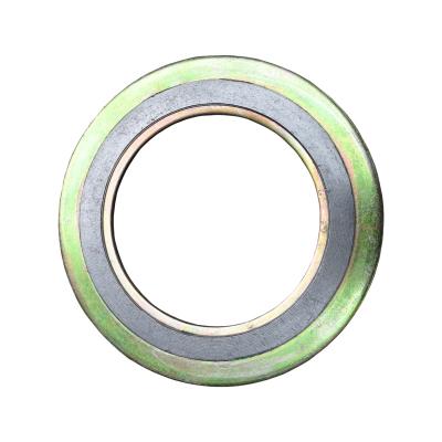 China Cheap Price Ss304 Ss316 Size Pressure Graphite Filler Ring Graphite Metal Spiral Wound Inner Outer Gasket for sale