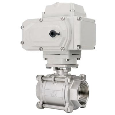 China General Stainless Steel Electric Actuator Motorized Water Flow Control Motorized Electric Ball Valves for sale