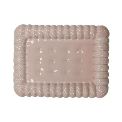 China Hotel Big Promotion Durable Delicate Irregular Cookie Tray Decorative Plate for sale