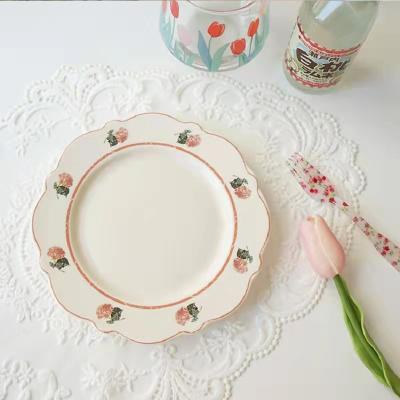 China Sustainable Nordic High Quality Different Colors Plates Ceramic Dinnerware Sets for sale