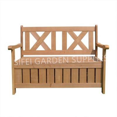 China Modern Wooden Storage Bench Seat With Wooden Drawers Garden Sneak Storage for sale