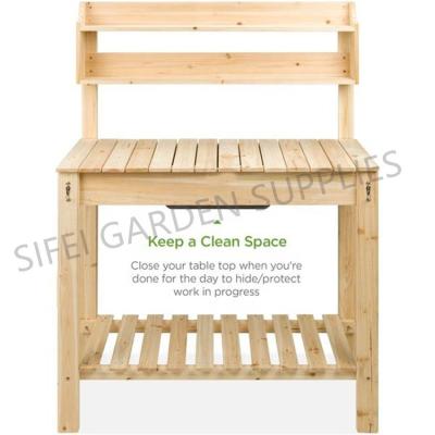 China CLASSIC Garden Work Table Patio Work Bench Potting Bench Table for sale